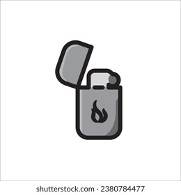 Lighter icon stock vector illustration