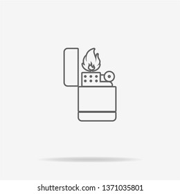 Lighter icon. Vector concept illustration for design.