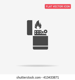 Lighter icon. Vector concept illustration for design.