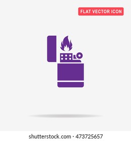 Lighter icon. Vector concept illustration for design.