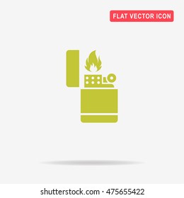 Lighter icon. Vector concept illustration for design.