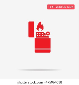 Lighter icon. Vector concept illustration for design.