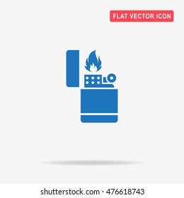 Lighter icon. Vector concept illustration for design.