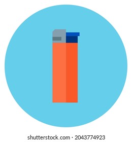diseño de vectores de iconos más livianos. icono de color. diseño plano