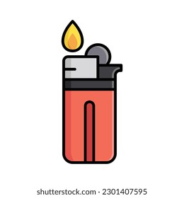 lighter icon vector design template in white background