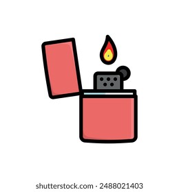 lighter icon vector design template elegant style