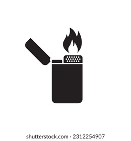 Lighter icon. Lighter vector icon. Fire lighter flat sign design. UX UI icon