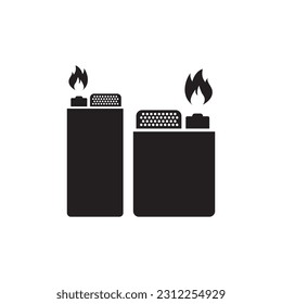 Lighter icon. Lighter vector icon. Fire lighter flat sign design. UX UI icon