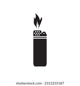 Lighter icon. Lighter vector icon. Fire lighter flat sign design. UX UI icon