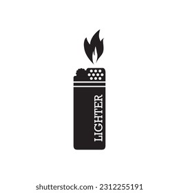 Lighter icon. Lighter vector icon. Fire lighter flat sign design. UX UI icon