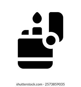 lighter icon. vector glpyh icon for your website, mobile, presentation, and logo design.