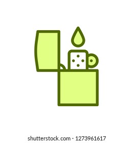 Lighter Icon Vector Illustration in Filled Style for Any Purpose