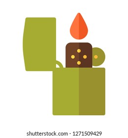 Lighter Icon Vector Illustration in Flat Style for Any Purpose