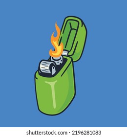 Lighter Icon Vector Illustration. Simple icon vector cartoon style.