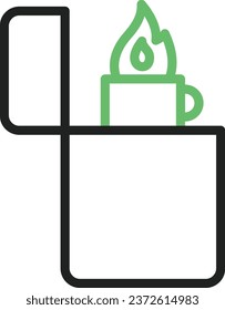 Lighter icon vector image. Suitable for mobile application web application and print media.