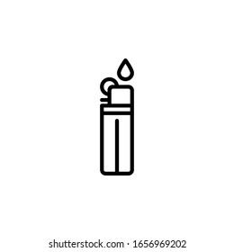 lighter icon vector with line style