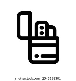 lighter icon. vector line icon for your website, mobile, presentation, and logo design.