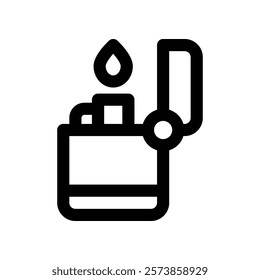 lighter icon. vector line icon for your website, mobile, presentation, and logo design.