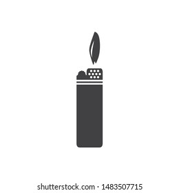 Lighter icon. Lighter vector icon on white isolated background. Fire lighter vector sign.