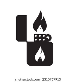 diseño del logotipo de la ilustración de la plantilla de vectores de iconos más livianos