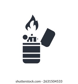 lighter icons isolated on White Background. Flat style design