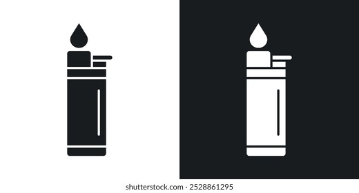 Lighter icons. solid style vector