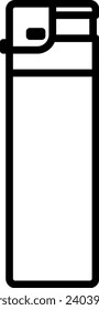 Icono de vector aislado más ligero