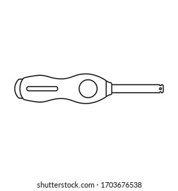 Lighter kitchen vector icon.Outline vector icon isolated on white background lighter .