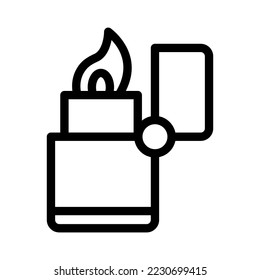 gráfico vectorial de ilustración de icono de línea ligera