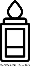 lighter line icon illustration vector