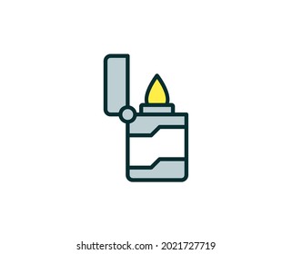 Leuchtende Linie Symbol. Vektorsymbol im trendigen, flachen Stil auf weißem Hintergrund. Reisen nach Design.