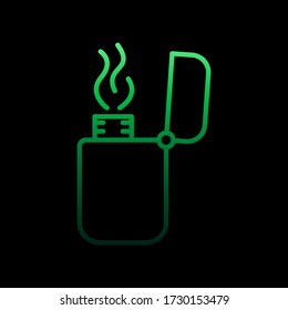 lighter line nolan icon. Simple thin line, outline vector of camping icons for ui and ux, website or mobile application