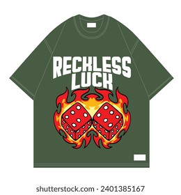 lighter no fire design tshirt streetwear