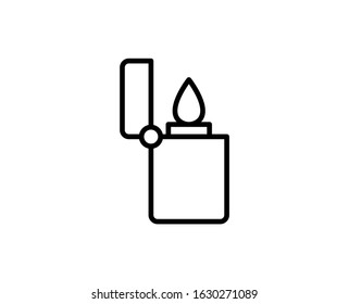 Lighter premium line icon. Simple high quality pictogram. Modern outline style icons. Stroke vector illustration on a white background. 