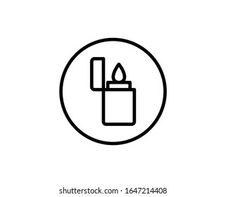 Lighter premium line icon. Simple high quality pictogram. Modern outline style icons. Stroke vector illustration on a white background. 