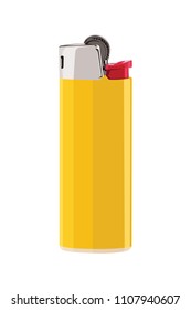 lighter realistic vector illustration isolated no background
