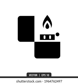 Lighter Silhouette icon vector, illustration logo template in trendy style. Suitable for many purposes.