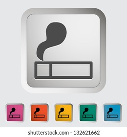 Lighter. Single icon. Vector illustration.