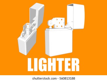 lighter vector design