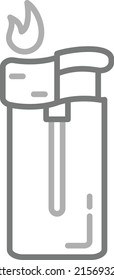 Lighter vector icon. Can be used for printing, mobile and web applications.