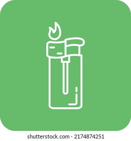 Lighter vector icon. Can be used for printing, mobile and web applications.