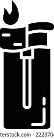 Lighter vector icon. Can be used for printing, mobile and web applications.