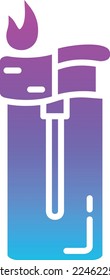 Lighter vector icon. Can be used for printing, mobile and web applications.