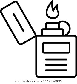 Lighter vector icon. Can be used for printing, mobile and web applications.