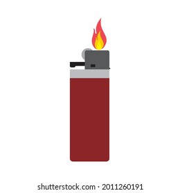 Lighter vector icon illustration sign