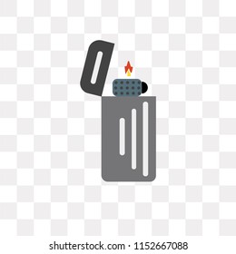 Lighter vector icon isolated on transparent background, Lighter logo concept