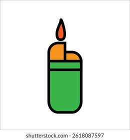 modelo de linha de ícone de vetor mais claro