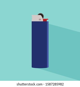 Lighter vector icon on white background. Flat vector lighter icon symbol sign from modern camping collection for mobile concept and web apps design.