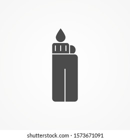 Lighter vector icon sign symbol