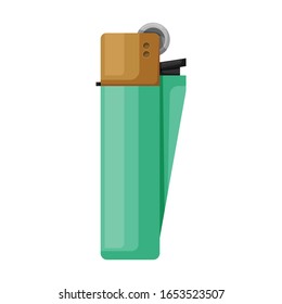 Lighter vector icon.Cartoon vector icon isolated on white background lighter .